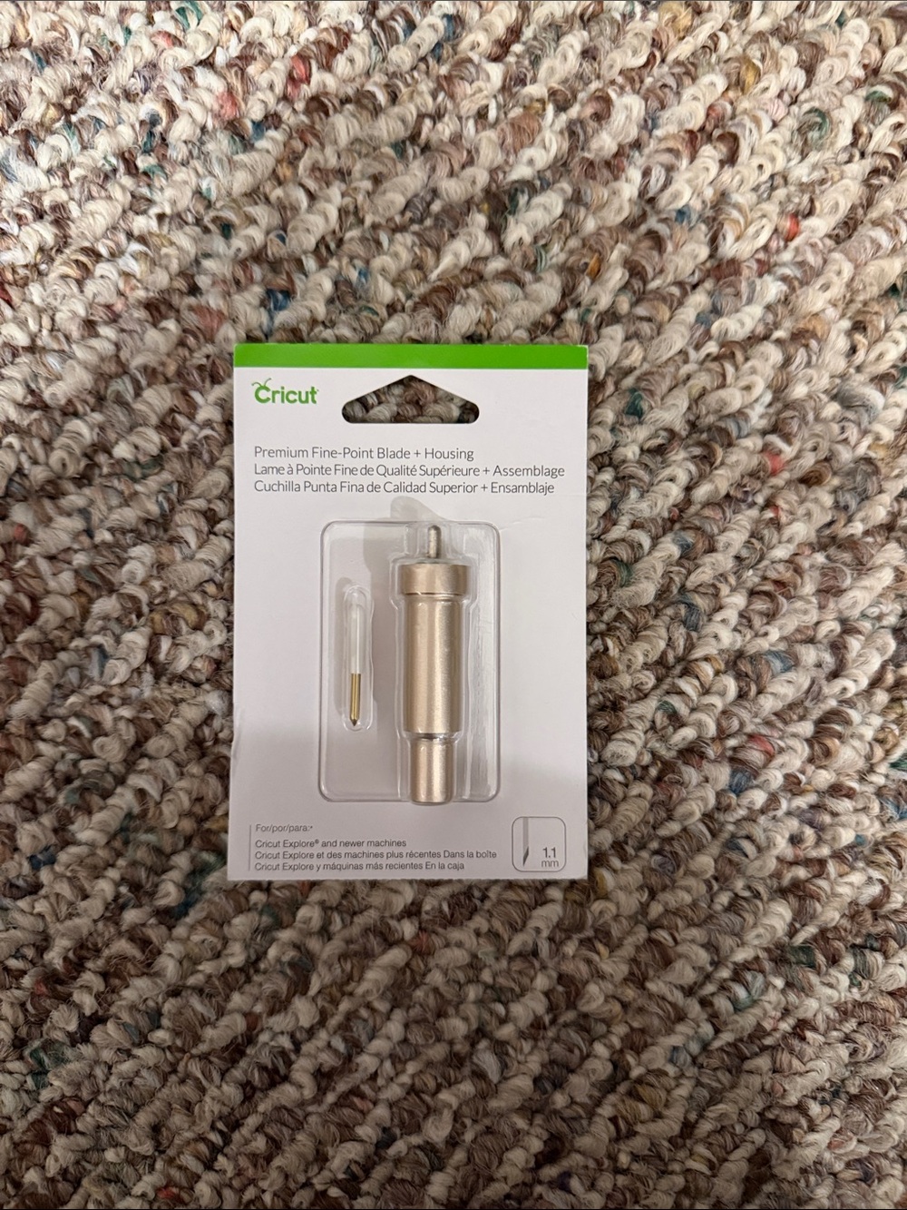 Cricut Premium Fine-Point Blade & Housing in Metallic Gold